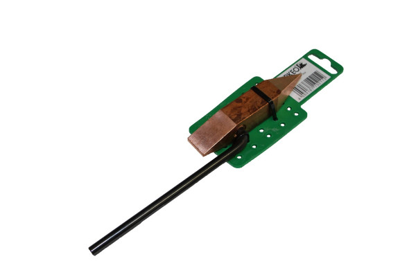 Perkeo copper piece pointed shape 250g with 135mm pin, pin end flattened