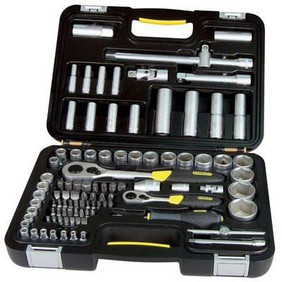 Zestaw kluczy nasadowych SBD 1/2'' + 1/4'' 97 sztuk Expert Range - 1-94-668