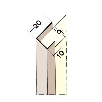 Maisch Einfassprofil TB 12.5mm 2.5m 03741 250,0 10 Profi f Gipskartonplatten