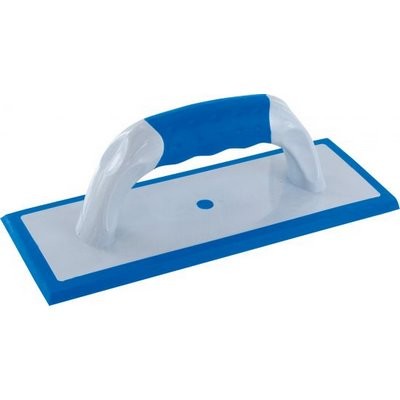 Triuso Epoxit Fugbrett 100x250mm blauer Spezial-Kautschuk-Belag 2K-Griff