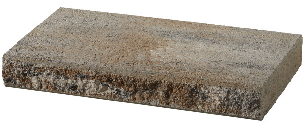 Abdeckplatte Vermont 60x35x8cm muschelkalk-nu.. gebr.. kugelgest.