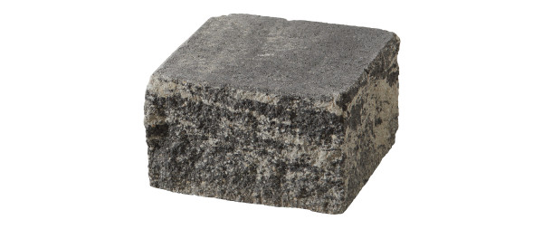 Halbendelement Vermont 25x25x15cm nero bianco. gebr.. gealtert