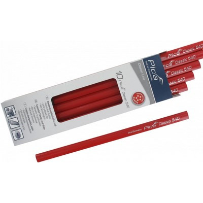 Triuso Pica Classic 540 Zimmermannsstift oval 24 cm lang 10er-Pack