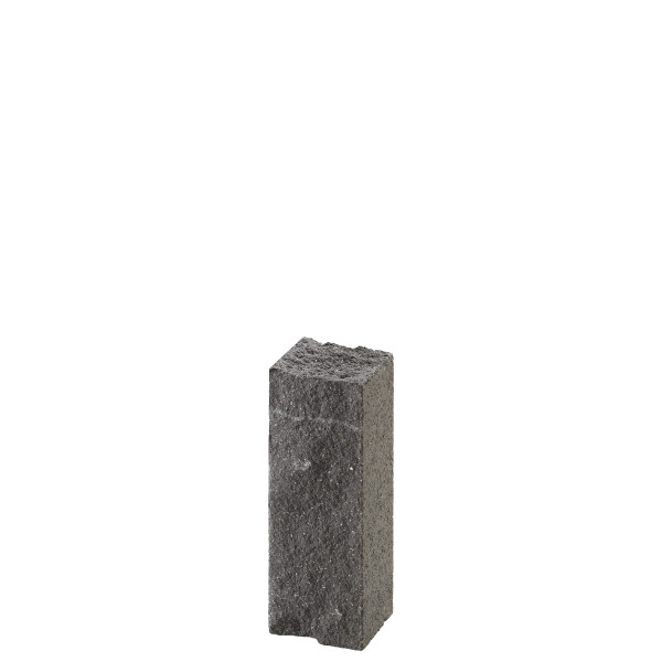 End palisade Via Leano 15x14x40cm anthracite. used.. shot blasted