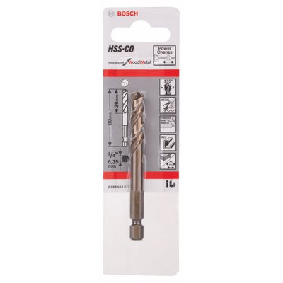 Bosch Zentrierbohrer HSS-CO f. Lochsägen m. Schnittkapazität <46mm