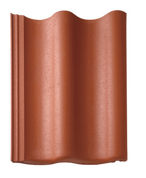 Braas Harzer Pfanne 7 BIG Novo MATT Klassisch-Rot Ganzer Normalstein