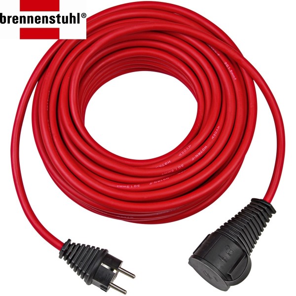 BS Qualitäts-Baustellenkabel 25m H07RN-F 3G1.5 rot IP 44