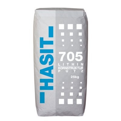 Hasit 705 LITHIN Kornstrukturputz 3mm weiß 25kg