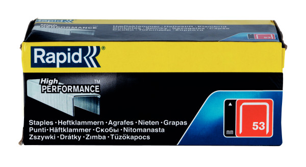 Rapid Tackerklammern 53/08mm Stahl vz 5000 Stück