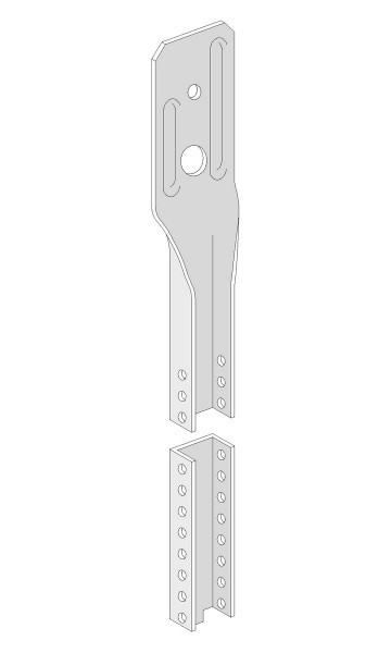 Knauf Nonius Hänger Oberteil 200mm lang