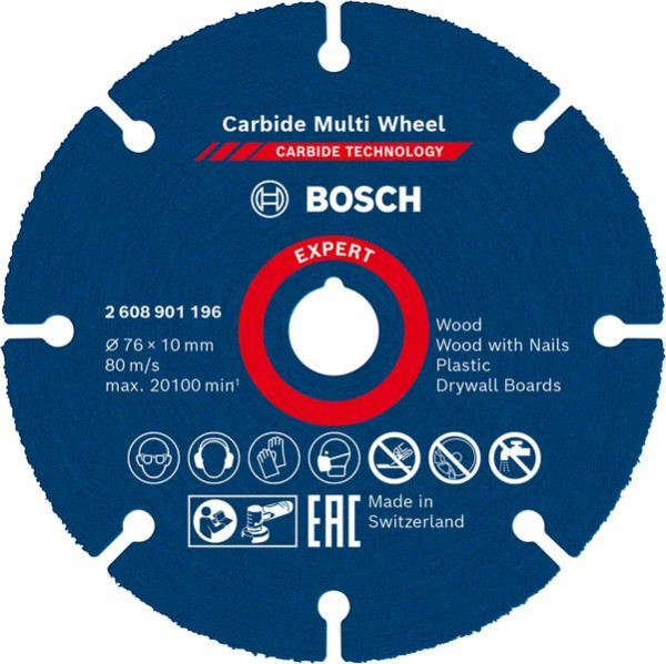 Bosch Trennscheibe Multi Wheel Ø76x10 mm Expert Carbide