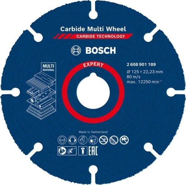 Tarcza tnąca Bosch Multi Wheel Ø125x22,23mm Expert Carbide
