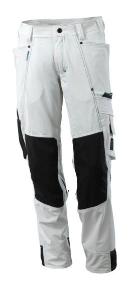 MASCOT® ADVANCED trousers with knee pockets white size 82C48