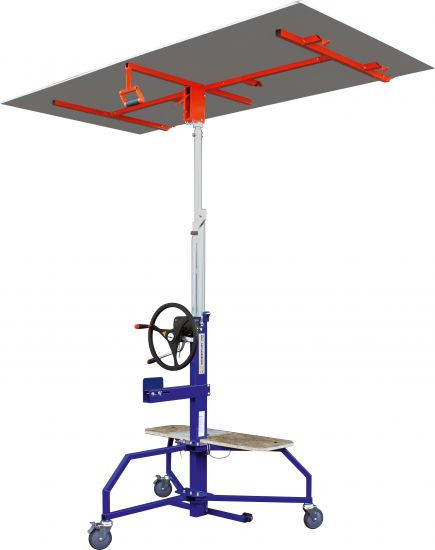 Podnośnik do płyt kartonowo-gipsowych Triuso EdmaPlac 450 o maksymalnym udźwigu 80kg