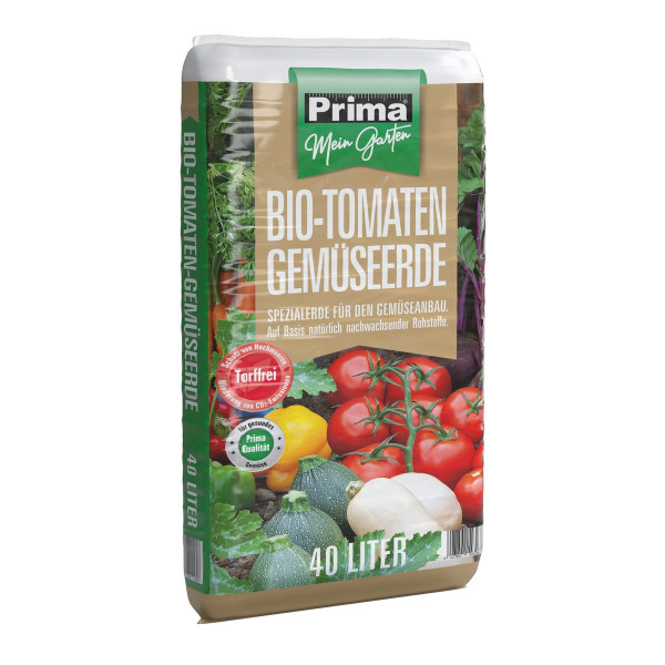 Prima BIO tomato and vegetable soil 40L peat-free based on renewable raw materials