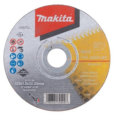 Makita Inox Trennscheibe 125mm 12 Stück in Metalldose E-17120-12
