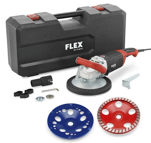 Flex LD24-6 180 + PKD-Schleifteller Sanierungsschleifer+Diamantschleifteller