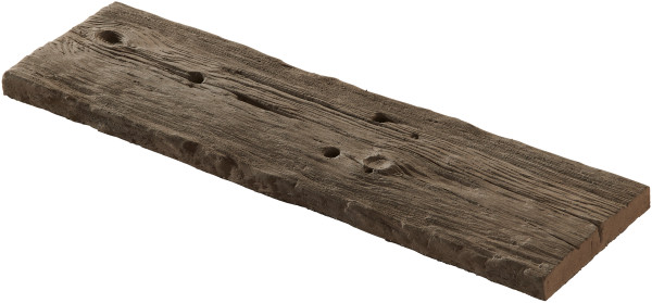 Platte LogSleeper 90x25x4cm antik-braun strukturiert