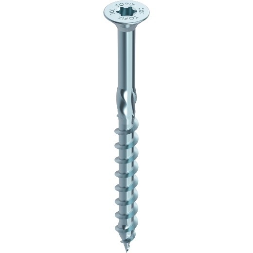 HECO-TOPIX Senkkopfschraube 8x180 T-Drive m. Frästasche vz blau TG