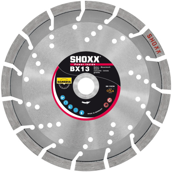 Samedia Dia-Trennscheibe SHOXX BX13 Ø450x25.4mmx13mm