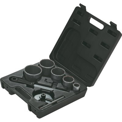 Walizka Triuso z 5 wiertłami, pilnikiem, wiertłem centralnym i płytką mocującą