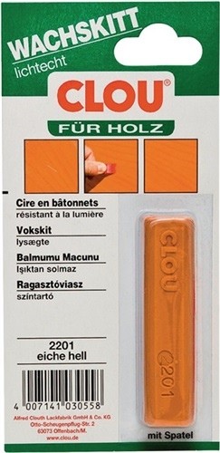 Wachskittstangen Farbe 2201 eiche hell 15g Bl.CLOU