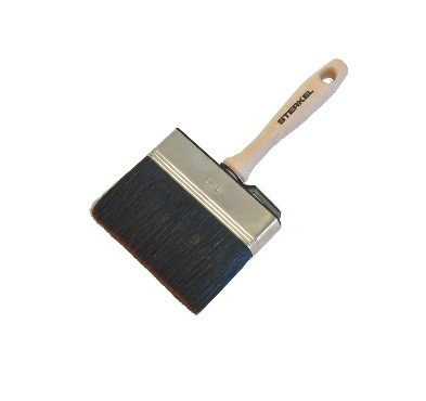 Nespoli Profi Flächenstreicher schwarz 3x12cm Buchenholzstiel Nickelblech