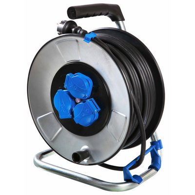 Schwabe IronCoat Kabeltrommel 40m Ø285mm 230V 16A - H07RN-F 3G1.5