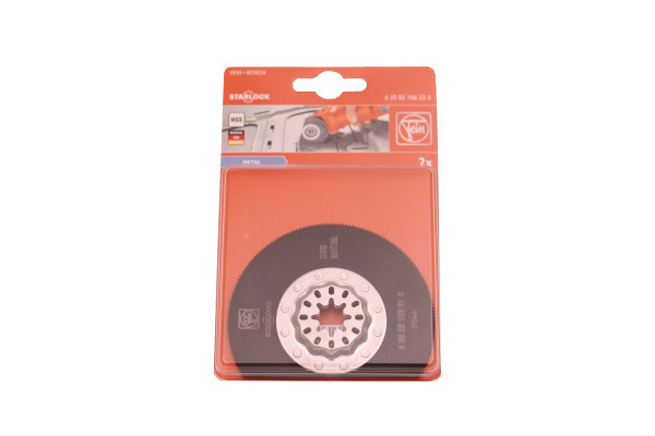 Fein HSS Segmentsägeblatt SL Ø85mm Starlock 2 Stück Packung