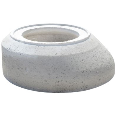 Schachthals mit Muffe DIN 4034 Teil 1 Minikonus SH-M 1000/625x350mm m. Steige.