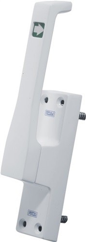 Türtreibr.970 DIN li.weiß LM.23mm 10mm Rundstange