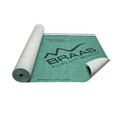 Braas Divoroll Kompakt 2S 50x1.50m NEU UDB-A USB-A m. Doppel-Klebezone