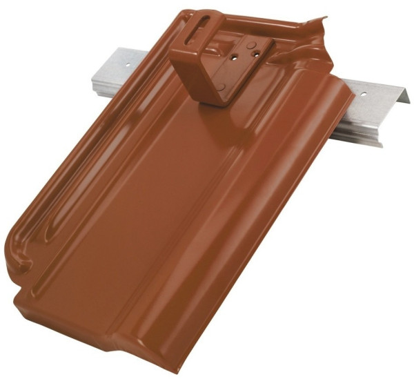 LEH PB Aufdachmodulhalter ziegelrot MP-Erlus Grossfalzziegel XXL