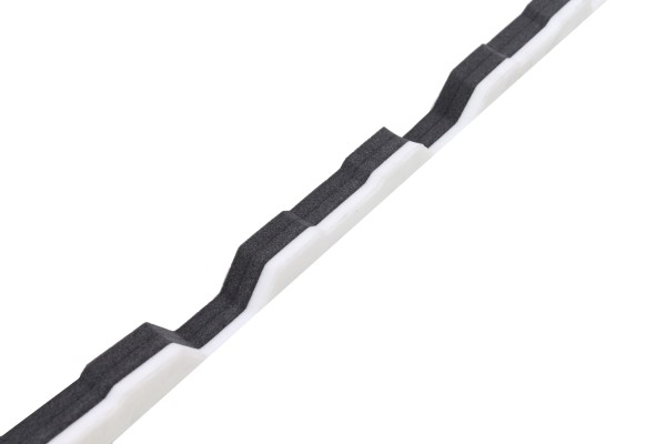 ISO-Profil Füllerleisten f. TP 22/214 Länge 1070mm schwarz/weiss gr. Sicke