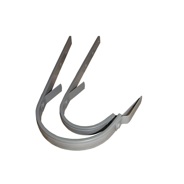 PREFA gutter hook 25 P.10 light gray