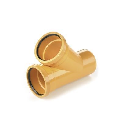 Rehau-AWADUKT PP SN10 Formteil blau Einfachabzweig DN 200/200/45°
