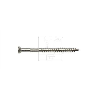 SWG Zaunbauschraube TG A2 m. Bit 5.0x70 TX 25 - 100 Stück