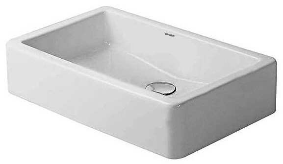 Duravit Aufsatzbecken. VERO geschliffen 600x380mm wei#