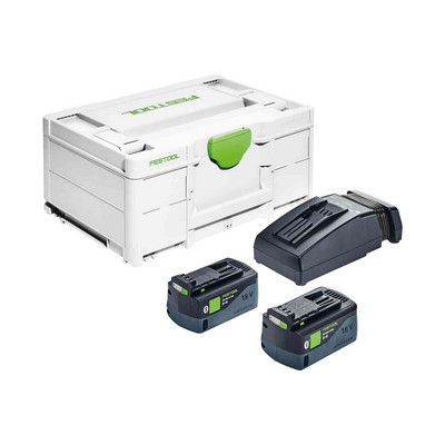 Festool Energie-Set SYS3 ENG 18V 2x4.0/TLC6 - 576811