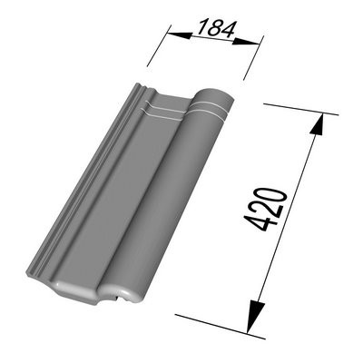 CRE Heidelberg Longitudinal planar classic red - 133964