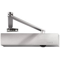 Samozamykacz GEZE rozmiar TS 4000. 1-6 srebrnych płaskich zamknięć bez prętów