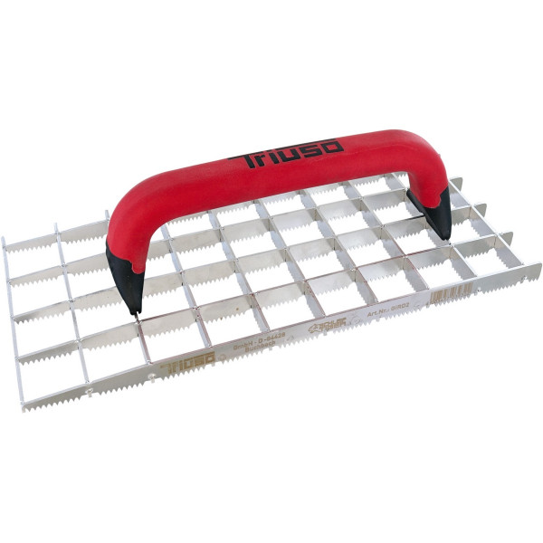 Triuso Profi-Schleifraspel Schleiftiger 320x150mm Edelstahl rostfrei 2-K Griff