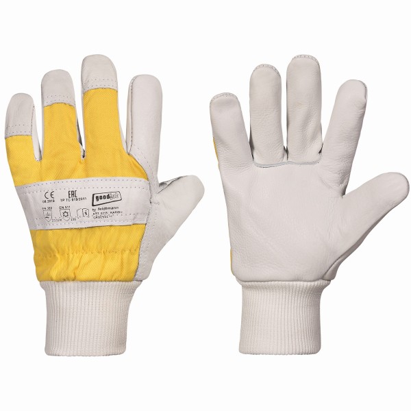 KARIBU STRONGHAND® Handschuhe Rindvollleder naturfarben Gr. 11