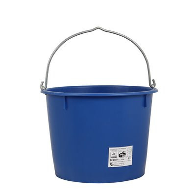 Baueimer PE blau kranbar 20l